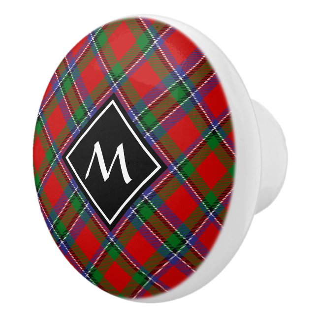 Pomo De Cerámica Clan Sinclair Tartan (Derecha)