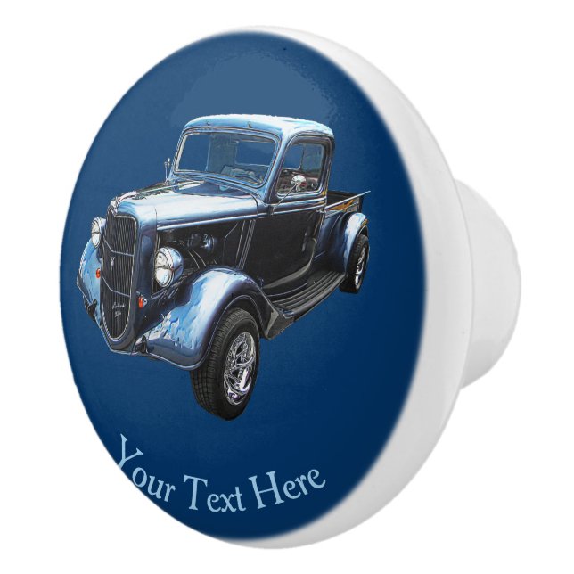 Pomo De Cerámica Clásica cosecha de maquillaje estadounidense de 19 (Derecha)