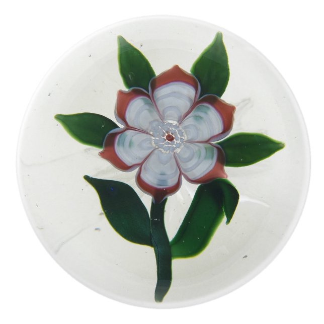 Pomo De Cerámica Classic Simple Open Flower Victorian (Anverso)