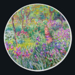 Pomo De Cerámica Claude Monet - El jardín del Iris en Giverny<br><div class="desc">El Jardín Iris de Giverny / El Jardín del Artista en Giverny - Claude Monet,  1899-1900</div>
