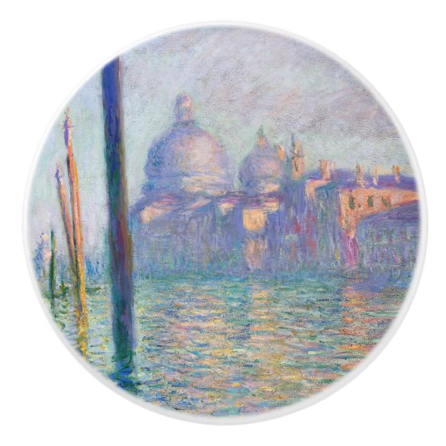 Pomo De Cerámica Claude Monet - Gran Canal, Venecia (Anverso)