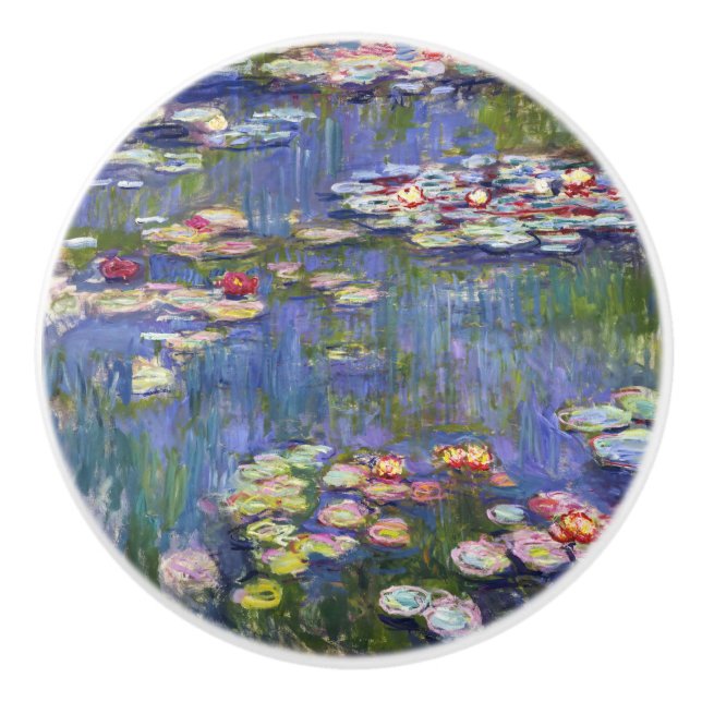 Pomo De Cerámica Claude Monet - Lilies de agua / Nympheas (Anverso)