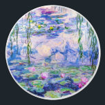 Pomo De Cerámica Claude Monet - Lilies de agua / Nympheas 1919<br><div class="desc">Lilies de agua / Nympheas (W.1852) - Claude Monet,  Petróleo en lienzo,  1916-1919</div>