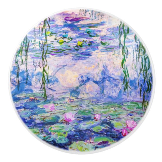 Pomo De Cerámica Claude Monet - Lilies de agua / Nympheas 1919 (Anverso)