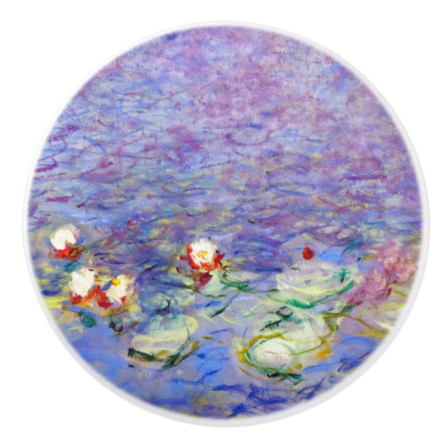 Pomo De Cerámica Claude Monet - Water Lilies (Anverso)