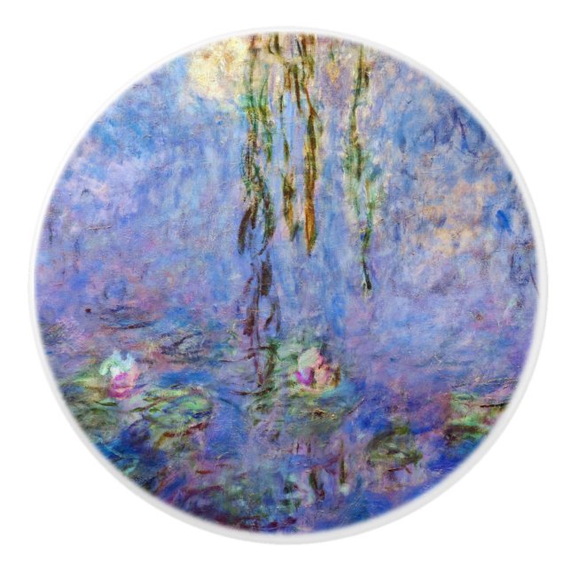 Pomo De Cerámica Claude Monet - Water Lilies (Anverso)