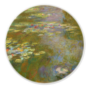 Pomo De Cerámica Claude Monet - Water Lily Pond 1917