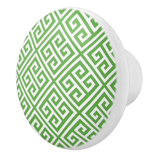 Pomo De Cerámica Clave griega verde (Derecha)