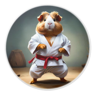 Pomo De Cerámica Cobaya de Karate