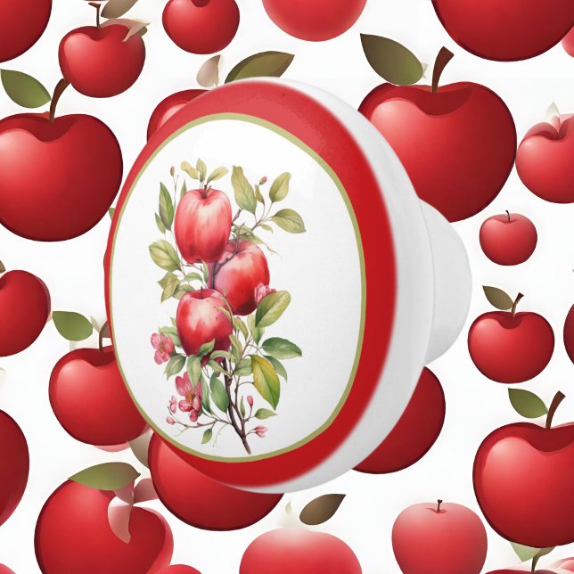 Pomo De Cerámica Cocina de manzana (Subido por el creador)