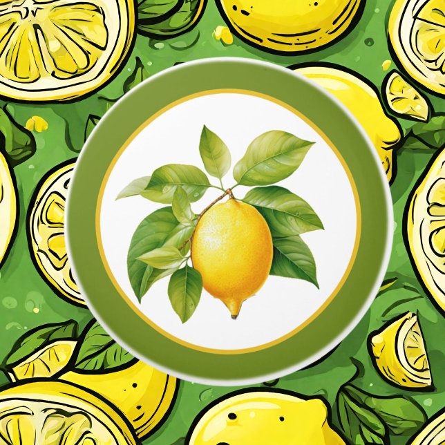 Pomo De Cerámica Cocina para amantes del limón (Subido por el creador)