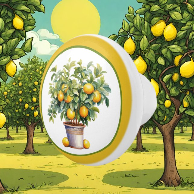 Pomo De Cerámica Cocina para amantes del limón (Subido por el creador)
