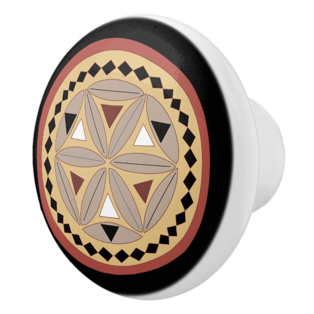 Pomo De Cerámica Cocina rural de Amish (Derecha)