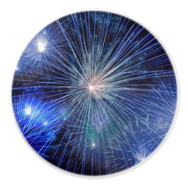 Pomo De Cerámica Cohetes de fuegos artificiales (Anverso)