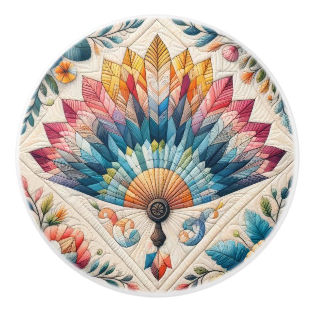 Pomo De Cerámica Cojín de coser (Anverso)