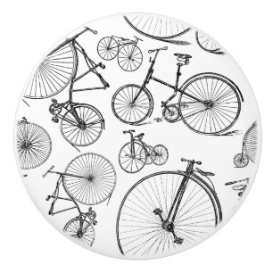 Pomo De Cerámica COLOR DE FONDO PERSONALIZADO de bicicletas de dise