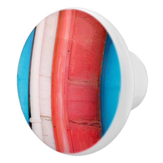 Pomo De Cerámica Colores caribeños - abstracto (Derecha)