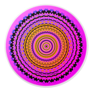 Pomo De Cerámica Colorido