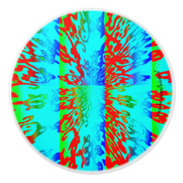 Pomo De Cerámica Colorido