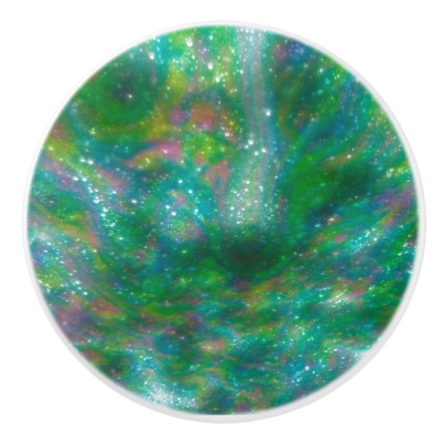 Pomo De Cerámica Colorido Knob (Anverso)