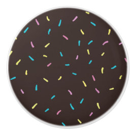 Pomo de cerámica con espolvorines dulces (chocolat