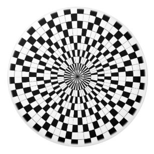 Pomo De Cerámica Contrarrestas espirales de Kenneth Yoncich