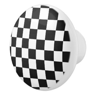 Pomo De Cerámica control blanco y negro