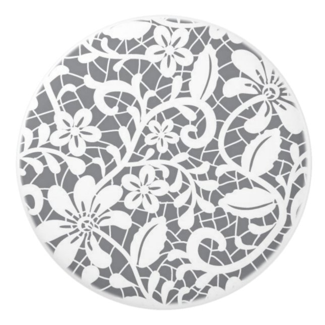 Pomo De Cerámica Cordón blanco 1 (Anverso)