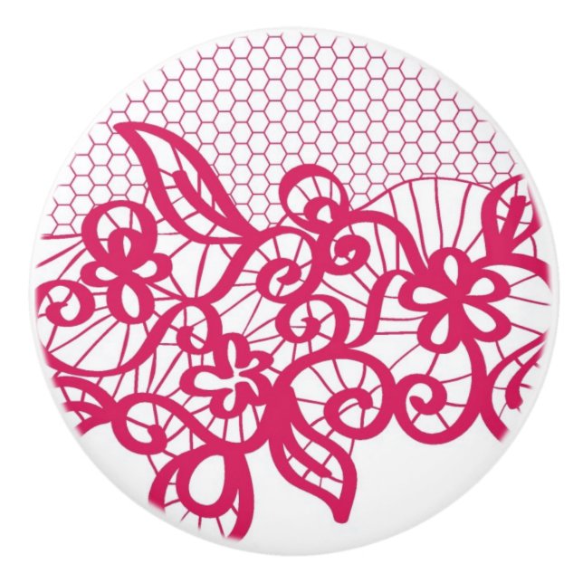 Pomo De Cerámica Cordón rojo (Anverso)