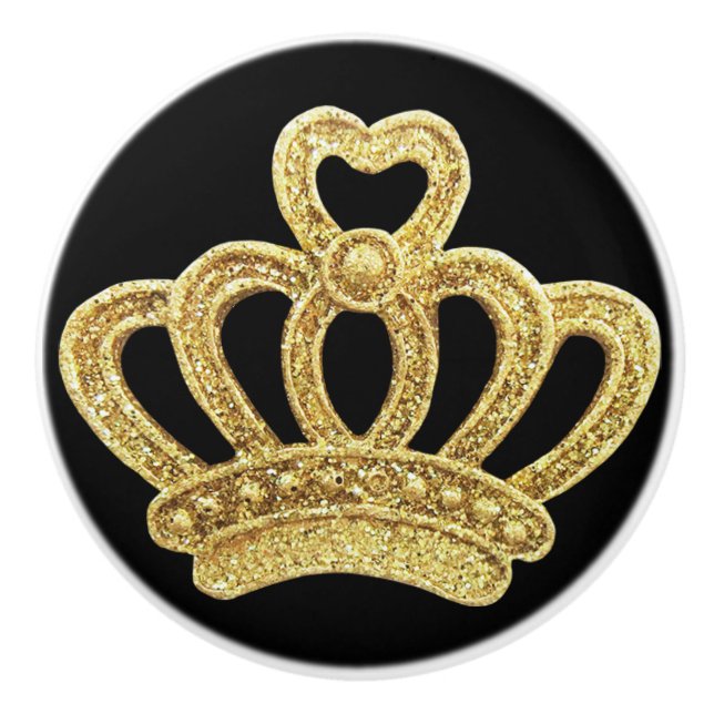 Pomo De Cerámica Corona de oro (Anverso)