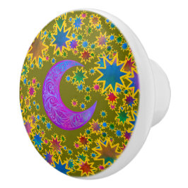 Pomo De Cerámica Cosecha de Luna Mística