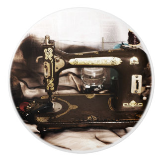 Pomo De Cerámica Costura de Steampunk