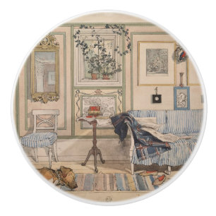 Pomo De Cerámica Cozy Corner (por Carl Larsson)