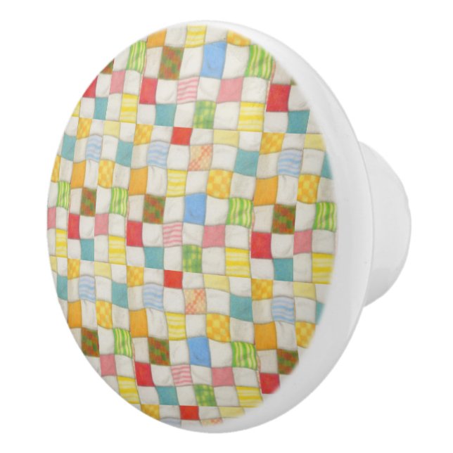 Pomo De Cerámica CRAZY QUILE Extracción cerámica (Derecha)