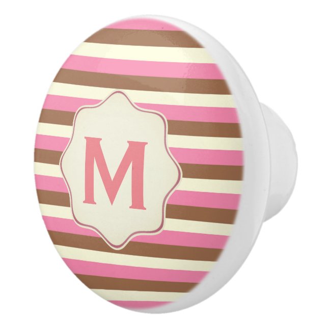 Pomo De Cerámica Crea tus propias rayas napolitanas. (Derecha)