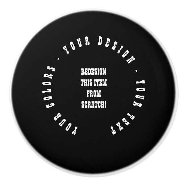 Pomo De Cerámica Crear el propio (Anverso)