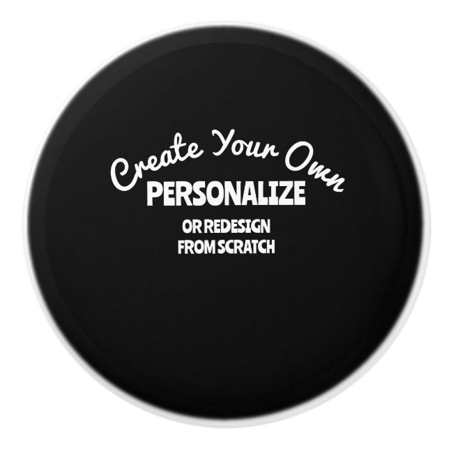 Pomo De Cerámica Crear su propio Personalizado (Anverso)