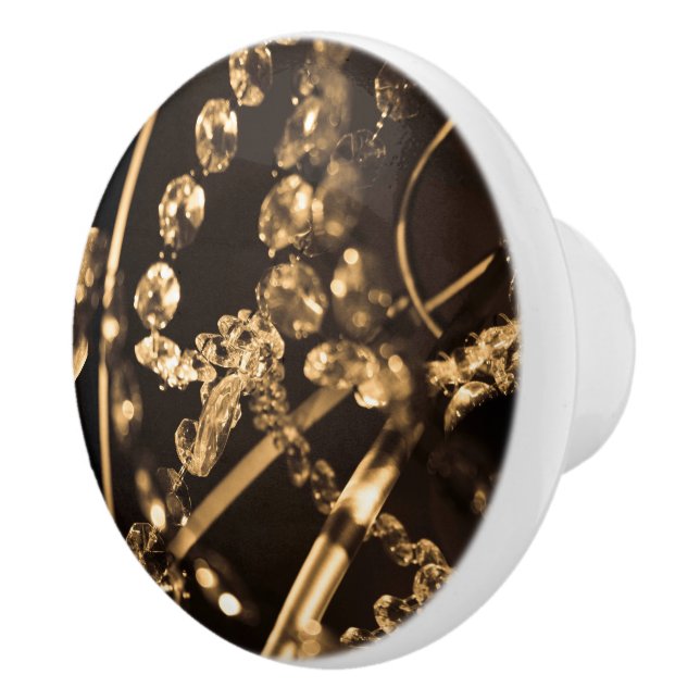 Pomo De Cerámica Cristales de Sepia (Derecha)