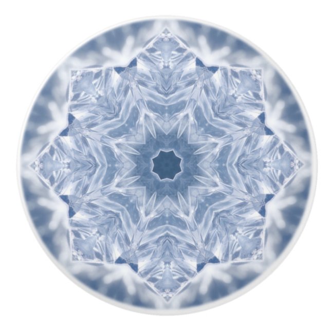 Pomo De Cerámica Crystal Mandala (Anverso)