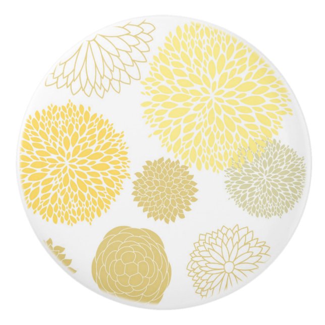 Pomo De Cerámica Cuaderno de gabinete de cerámica (Anverso)