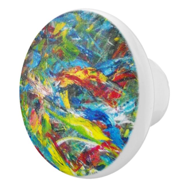 Pomo De Cerámica Cubierta cerámica de estudio de artista (Derecha)