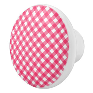 Pomo De Cerámica Cubierta de carpintería rosada del armario cerám