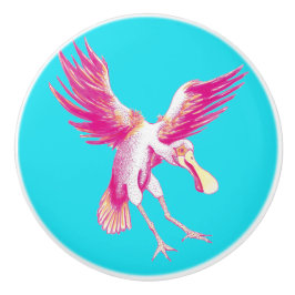 Pomo De Cerámica Cuchara Tropical