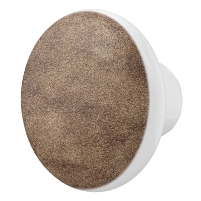 Pomo De Cerámica Cuero Azul Tartán Tartán Tela Crocodile Skine (Derecha)