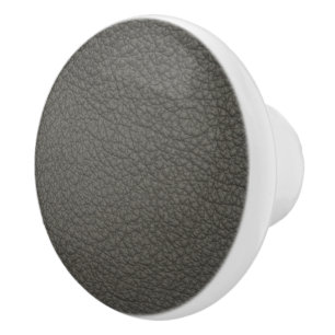 Pomo De Cerámica Cuero Azul Tartán Tartán Tela Crocodile Skine