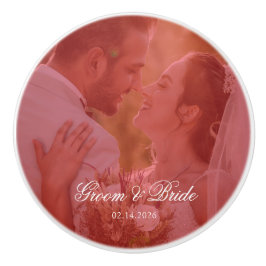 Pomo De Cerámica Custom Couple Photo Ceramic Drawer Knob Design