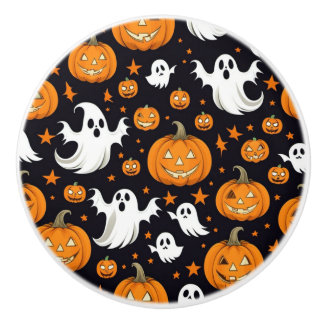 Pomo De Cerámica Cute Halloween Knob