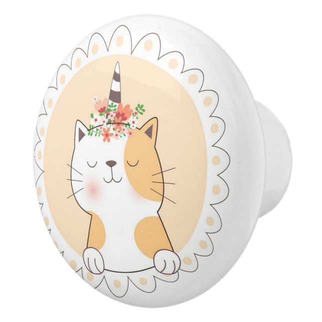 Pomo De Cerámica Cute Unicat Ceramic Knob (Derecha)