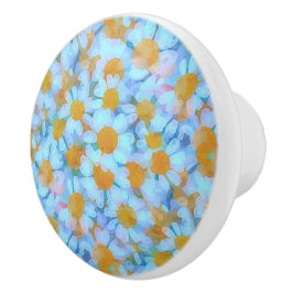 Pomo De Cerámica Daisies and Lace