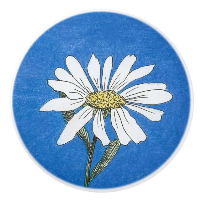 Pomo De Cerámica Daisy Ceramic Knob (Anverso)